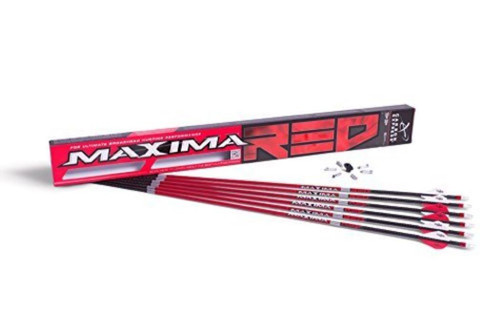 Carbon Express - Maxima Red - 250 Spine - 2" Vanes - 6pk