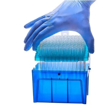 Olympus pipette tip reload system with eco-friendly blue recyclable rack