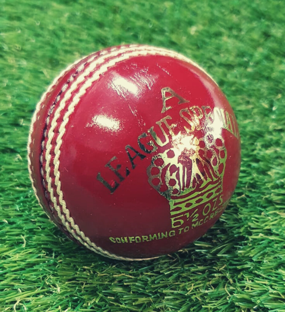 AJ Sports League Special Cricket Ball - 5.5oz (Red) - AA SPORTS