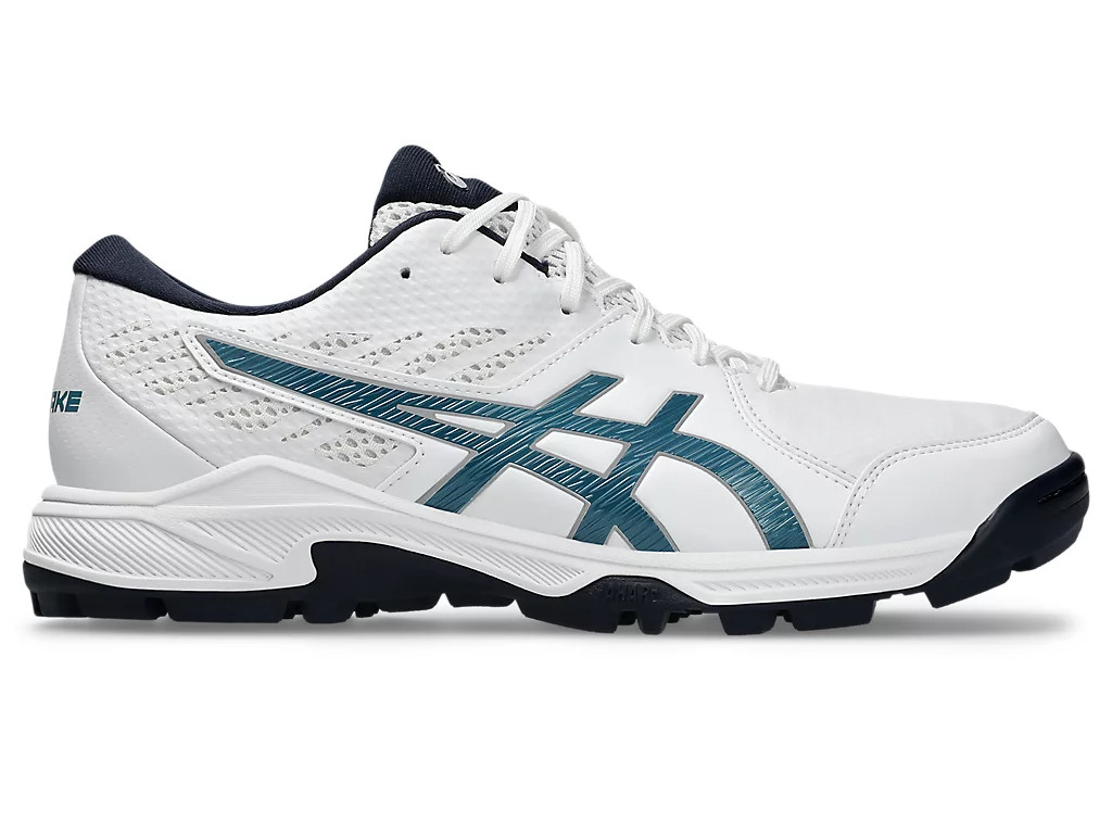 Asics Gel-Peake 2 Cricket Shoes' Wht/Atl/Blue - AA SPORTS