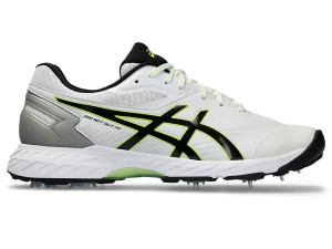 Asics Gel-350 Not Out FF Cricket Spike Shoes' White/Black Asics Gel-350 Not Out FF Cricket Spike Shoes' White/Black