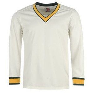 Gray Nicolls Men Pro Performance Cricket Fleece Sweater, Bottle/Gold