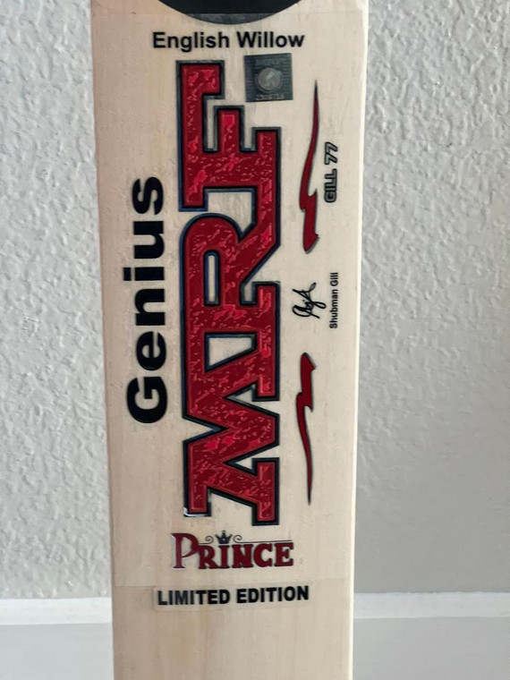 MRF Genius Prince Limited Edition English Willow Cricket Bat' 2026