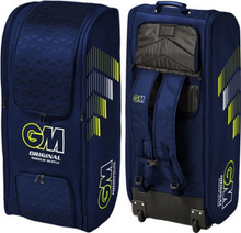GM Original Wheelie Duffle Cricket Kit Bag' Navy