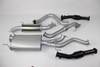 Outback Exhaust system to suit TOYOTA LANDCRUISER 100 Series WAGON UZJ100R 4.7L V8 PETROL 2.5-3" 409 Stainless Exhaust System With Extractors