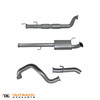 Outback Exhaust system to suit TOYOTA PRADO 120 WAGON 3.0L D4D KDJ120R 3” Stainless Steel Exhaust System