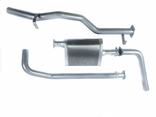 2.5'' Outback Exhaust system WITH EXTRACTORS to suit TOYOTA LANDCRUISER 79 Series UTE 4.2L 6Cyl Diesel Non Turbo 409 Stainless Steel 