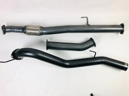 3.5'' Outback Exhaust system to suit ISUZU D MAX  4WD UTE 3.0Ltr Turbo Diesel, model 09/2020 onwards,  DPF Back, 409 Stainless Steel Exhaust System 