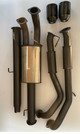 Outback Exhaust system to suit DODGE RAM DT 5.7L V8 PETROL  Single 4"- Twin 3" Stainless Steel Cat Back Exhaust System
