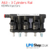 PRINS VSI-2.0 Kit set system lpg cng 63cc keihin injectors 3 cylinders rail lpg cng