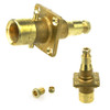 uk bayonet autogas lpg filling point to 8mm brass pipe with olive and w21 female thread straight