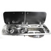2-burner Gas Hob / Sink Combination for Motorhomes with Glass Lids