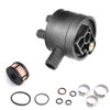 prins autogas lpg filter two 11mm in 16mm out with sensor socket and liquid phase filter cartridge