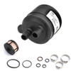 prins autogas lpg filter two 11mm in 16mm out with sensor socket and liquid phase filter cartridge