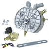 kme silver autogas lpg glp reducer regulator vapourizer with 6mm electro gas valve and filter and mounting accessories