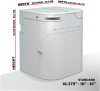 OGO® Origin Compact - Composting Toilet with Electric Mixer / Agitator