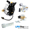 AC STAG R01 150KM Autogas LPG Gas Pressure Reducer Vaporizer Reglator with Valve and Fixings
