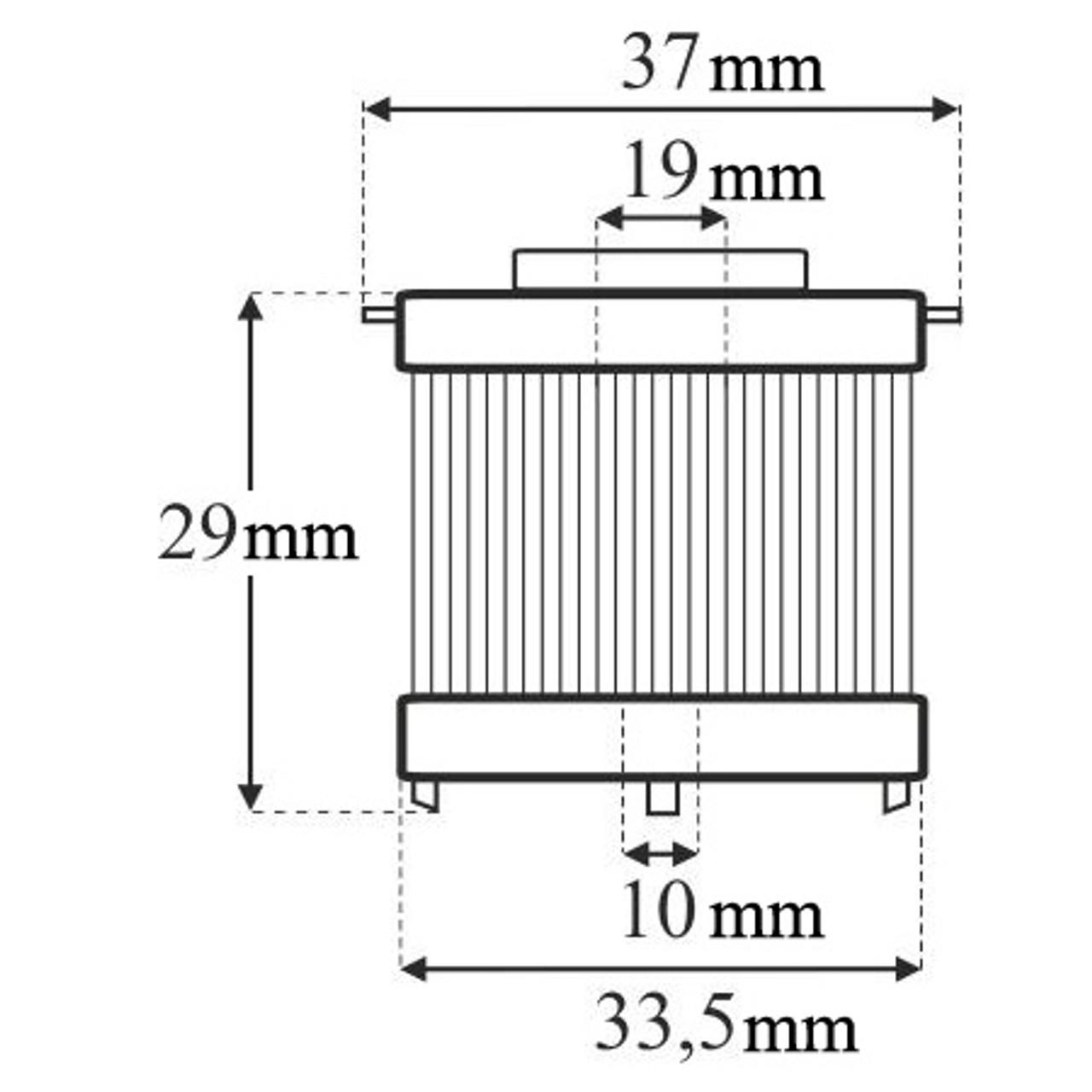 Brc Et98 Lpg Filter Paper With O Rings