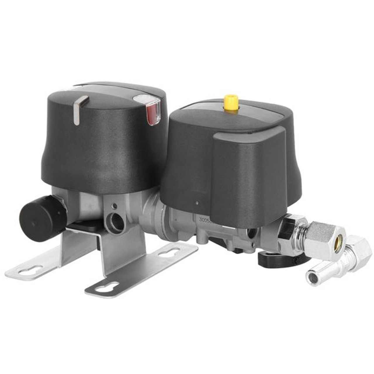 Truma DuoControl CS gas pressure regulator vertical 2 x G.36 -> 10 or 8 mm