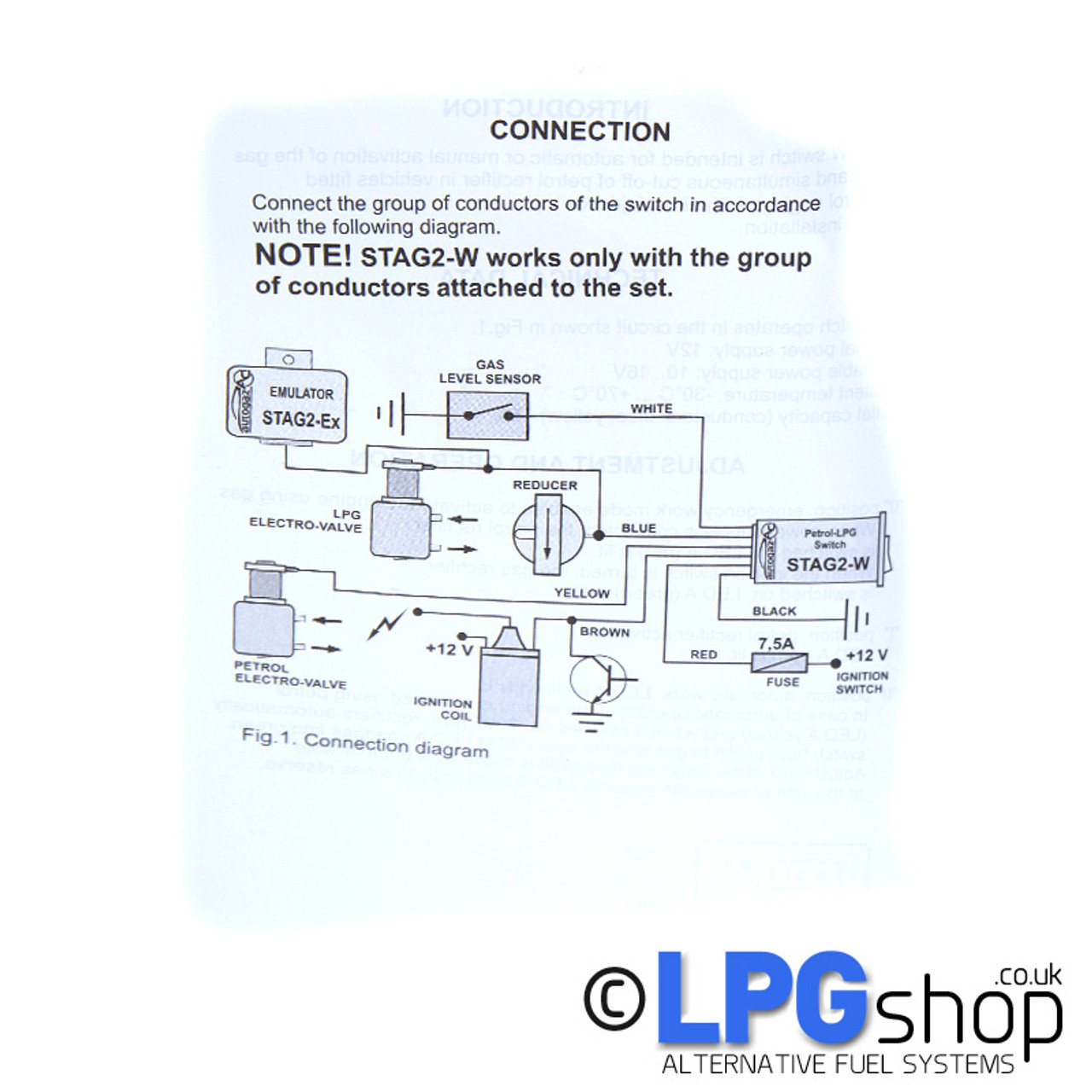 Stag 2 W Injection Petrol Gas Switch