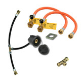 Gasbank Connection Box with black box recessed filling point 