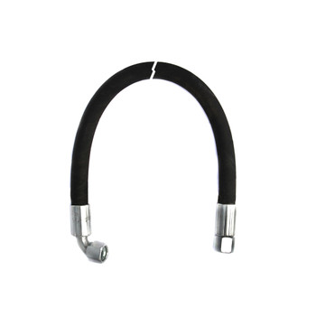 JIC LPG hose 1 meter 90 degrees square to straight ending autogas JIC LPG hose 1 meter 90 degrees square to straight ending autogas