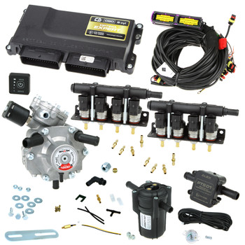 8 cylinder autogas conversion kit: Optima Expert OBD with Shark 1500 reducer and Barracuda injectors 8 cylinder autogas conversion kit: Optima Expert OBD with Shark 1500 reducer and Barracuda injectors