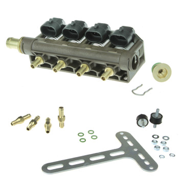 AC STAG 4CYL W02 Injector Rail with accessories AC STAG 4CYL W02 Injector Rail with accessories
