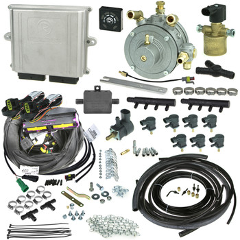 Romano Antonio 8 cylinders injection system autogas LPG conversion kit with reducer injectors and all accessories full Romano Antonio 8 cylinders injection system autogas LPG conversion kit with reducer injectors and all accessories full