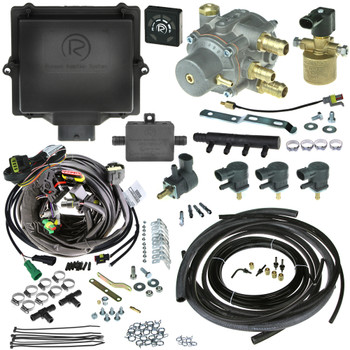 Romano Antonio DI 4 cylinder injection system autogas LPG conversion kit with reducer injectors and all accessories full Romano Antonio DI 4 cylinder injection system autogas LPG conversion kit with reducer injectors and all accessories full