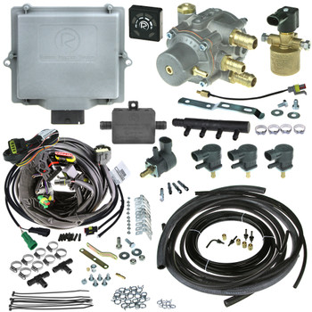 Romano Antonio A2 4 cylinder injection system autogas LPG conversion kit with reducer injectors and all accessories full Romano Antonio A2 4 cylinder injection system autogas LPG conversion kit with reducer injectors and all accessories full