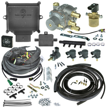Romano Eco non EOBD 4 cylinder injection system autogas LPG conversion kit with reducer injectors and all accessories full Romano Eco non EOBD 4 cylinder injection system autogas LPG conversion kit with reducer injectors and all accessories full