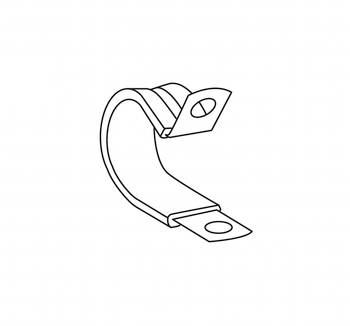 P Clip Rubber for 8mm FARO Polypipe