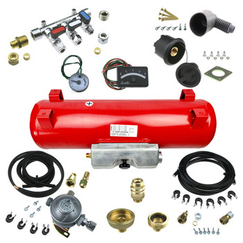 Underslung LPG Gas Tank Kit for Motorhomes with feets build your own kit
