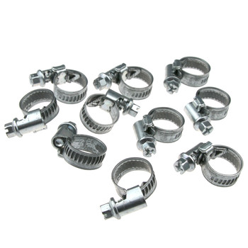 10-16mm Wormdrive NORMA Clamps 10 pieces