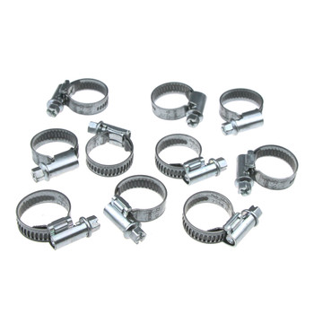 12-22mm Wormdrive NORMA Hose Clamps 10 pieces