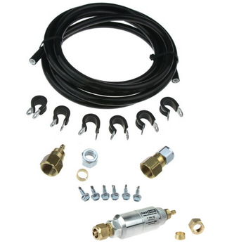 3/4" JIC Polypipe Cut-to-length Filler Line 3 meters Kit with Filter