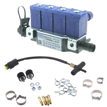 OMVL SL Dream XXI blue autogas lpg injectors rail with temperature sensor OMVL SL Dream XXI blue autogas lpg injectors rail with temperature sensor