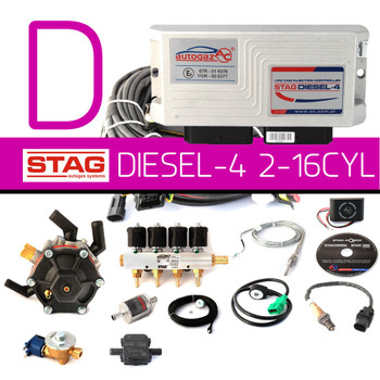 AC STAG Diesel LPG Controller Autogas for Diesel Engines full front kit probes reducer injectors ecu AC STAG Diesel LPG Controller Autogas for Diesel Engines full front kit probes reducer injectors ecu