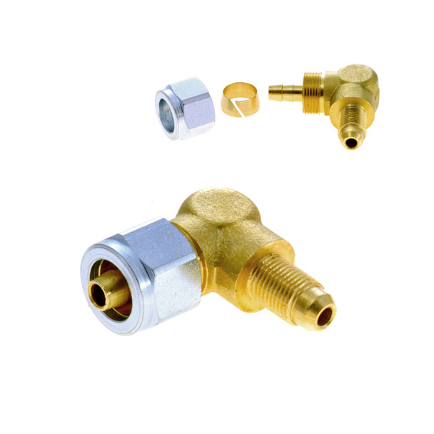 8mm connector of lpg poly pipe faro with m10-1 thread for reducer pressure converter