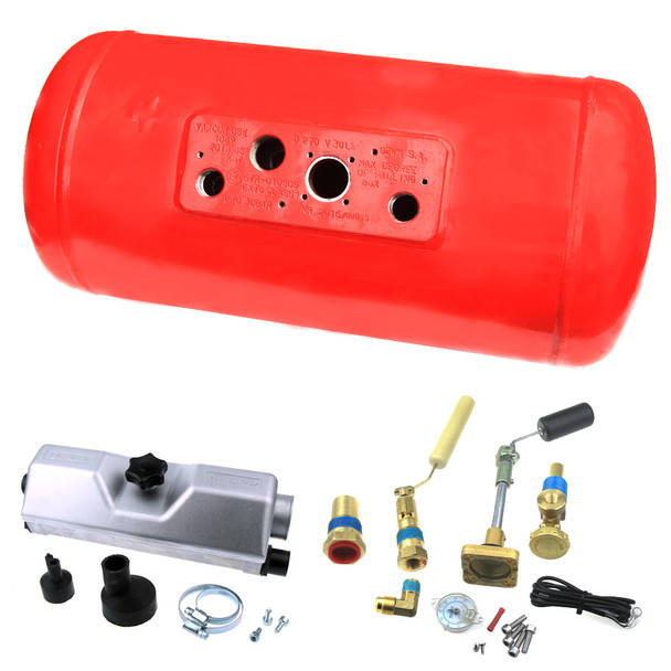 60litres Ø315mm L869mm vapour gas cylinder tank lpg storage for motorhome, caravan, campervan, rv set with valves