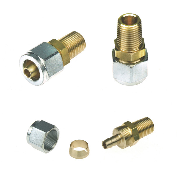 R1/4" G1/4" to 8mm Poly Pipe Connector