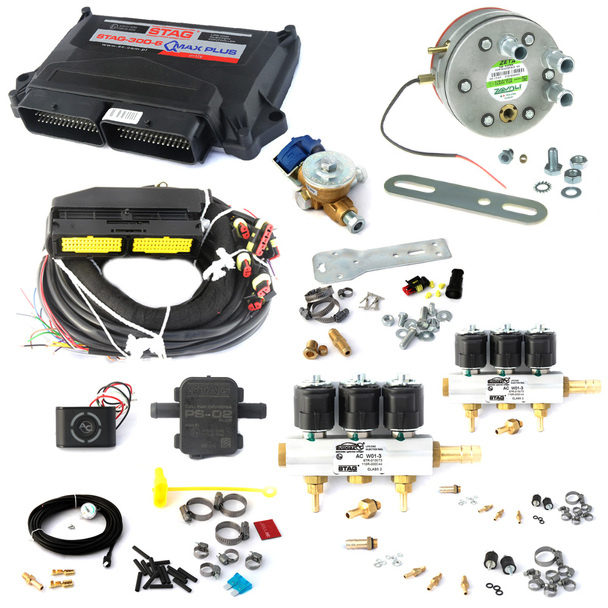 6CYL AC STAG QMAX Plus OBD + Zavoli ZETA/S kit up to 250HP