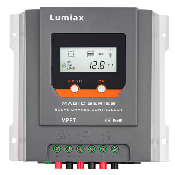 Bluetooth MPPT Solar Controller Lumiax 30A 12V-24V