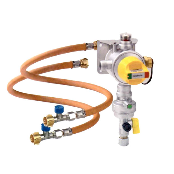 GOK Changeover CPU Gas Regulator with High Pressure Gas Hoses 