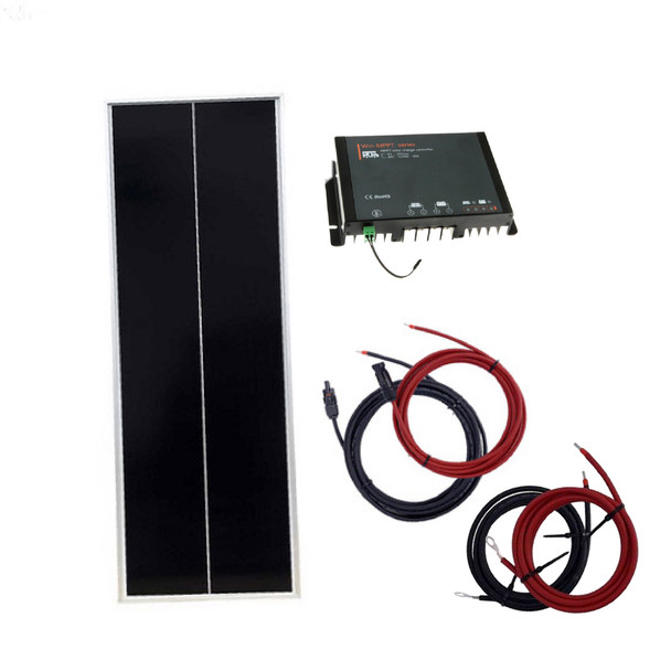 100W 20A SUNBANK PRO Motorhome Solar Kit Mono MPPT Controller