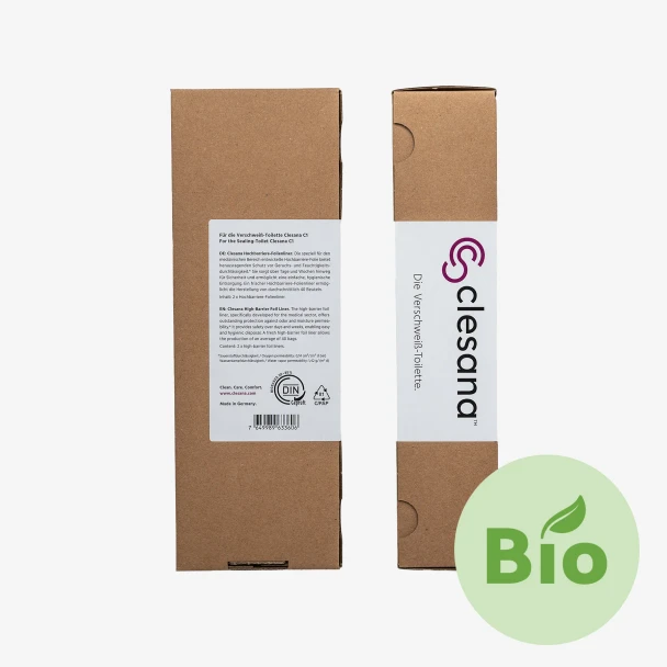 Clesana C1 Toilet Liners Bags Foil Biodegradable