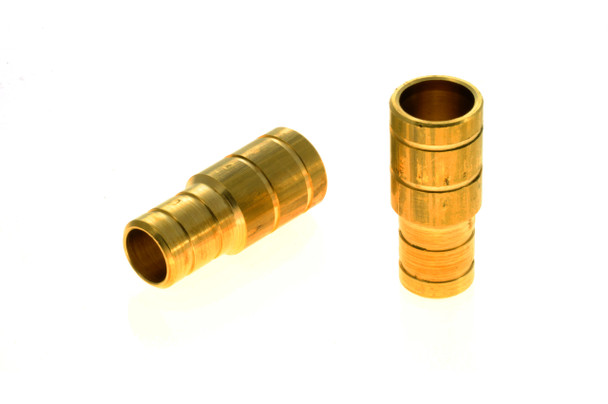 16mm to 19mm brass hose coupling