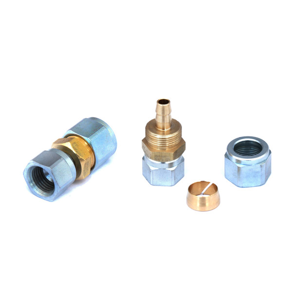 8mm poly pipe connector to 12 20 UNF faro lpg gas pipe