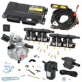 8 cylinder autogas conversion kit: Optima Expert OBD with Shark 1500 reducer and Barracuda injectors